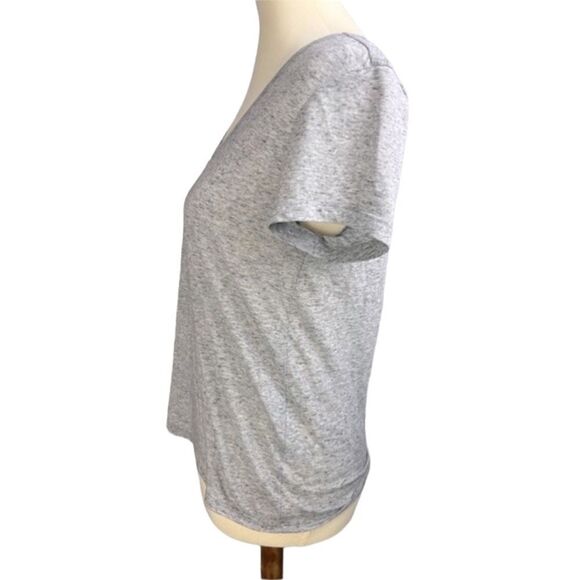 Victoria’s Secret Marled Gray V-Neck Top - Picture 6 of 7